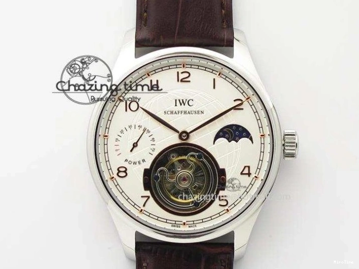 MIROTIME 0301 Portuguese Real PR IW500112 ZF 1:1 Laureus Edition On Black Leather Strap A Flexible 7369